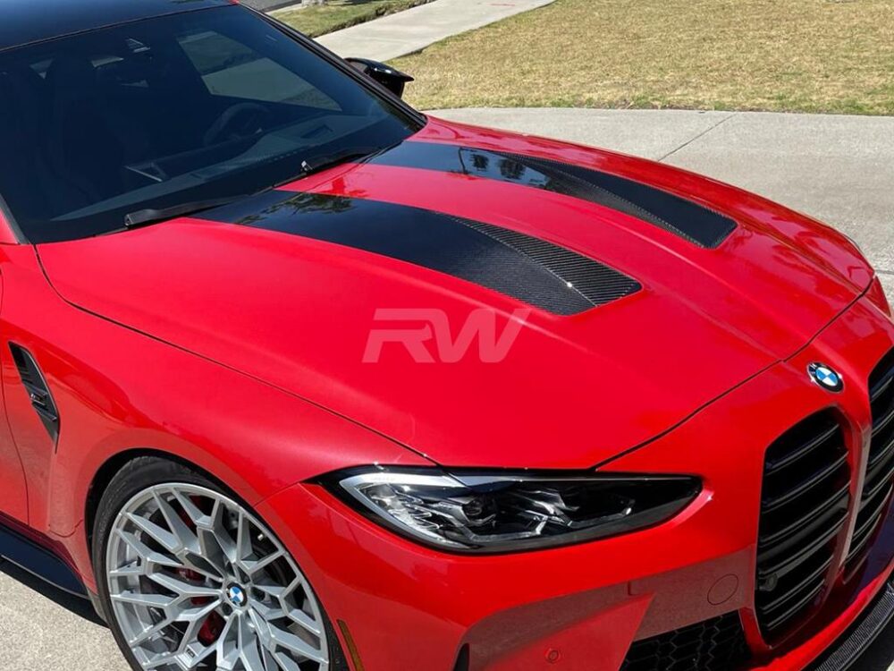 RW Carbon BMW G8X M3/M4 Carbon Fiber DTM Hood - Image 24