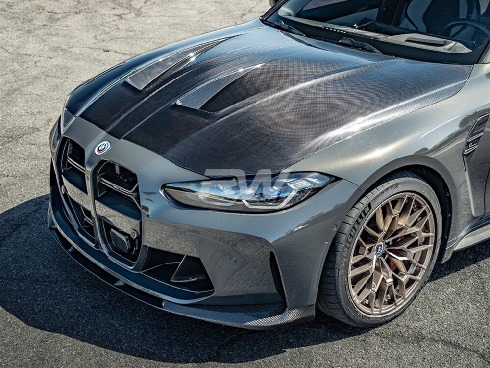 RW Carbon BMW G8X M3/M4 Carbon Fiber DTM Hood - Image 3