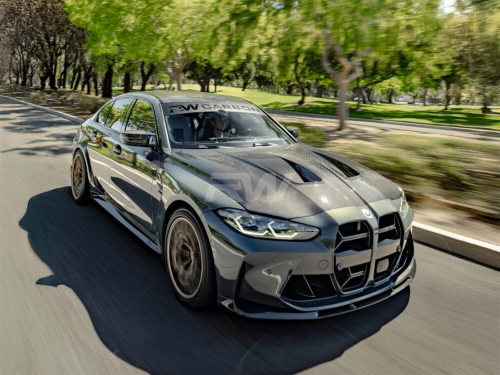 RW Carbon BMW G8X M3/M4 Carbon Fiber DTM Hood - Image 6
