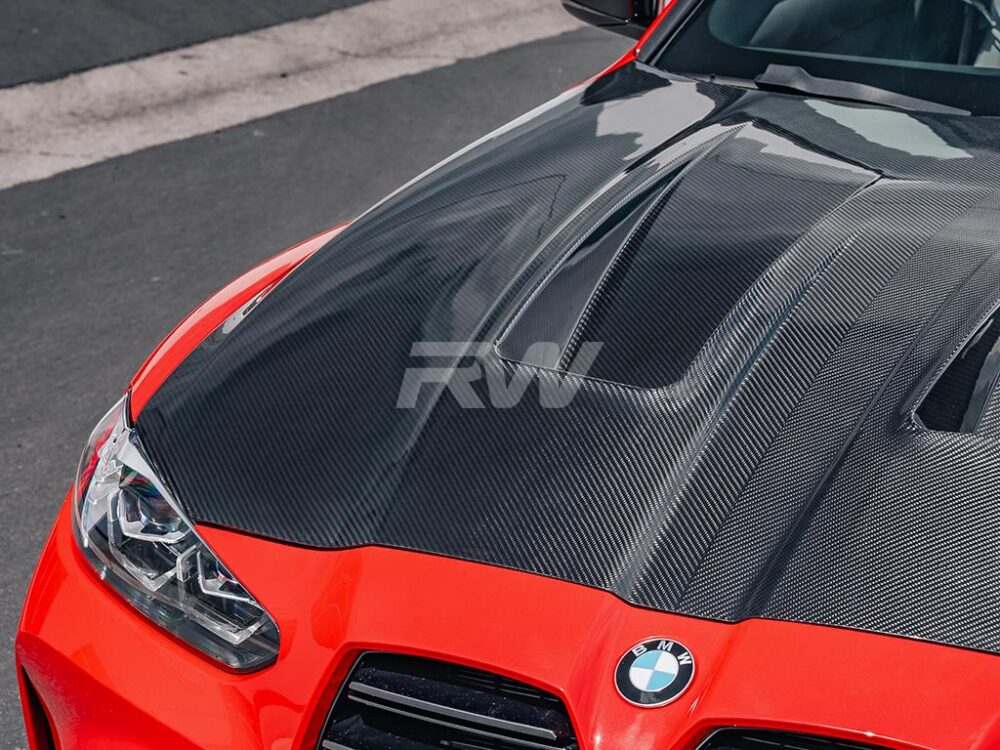 RW Carbon BMW G8X M3/M4 Carbon Fiber DTM Hood - Image 9