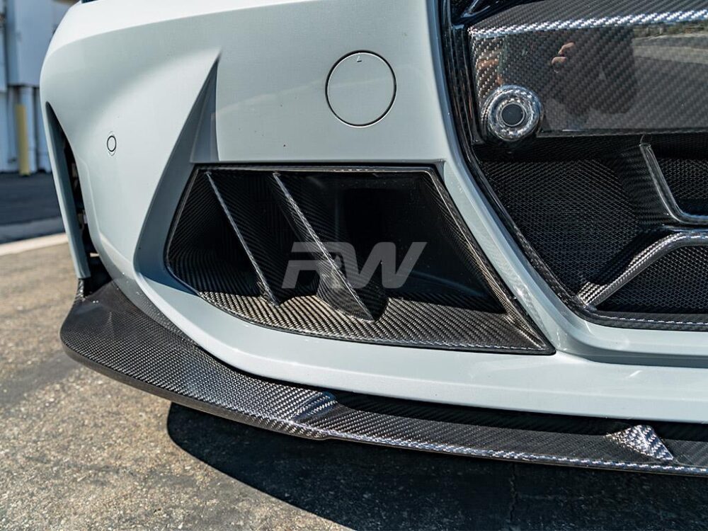 RW Carbon BMW G8X M3/M4 Carbon Fiber Dual Fin Duct Trims