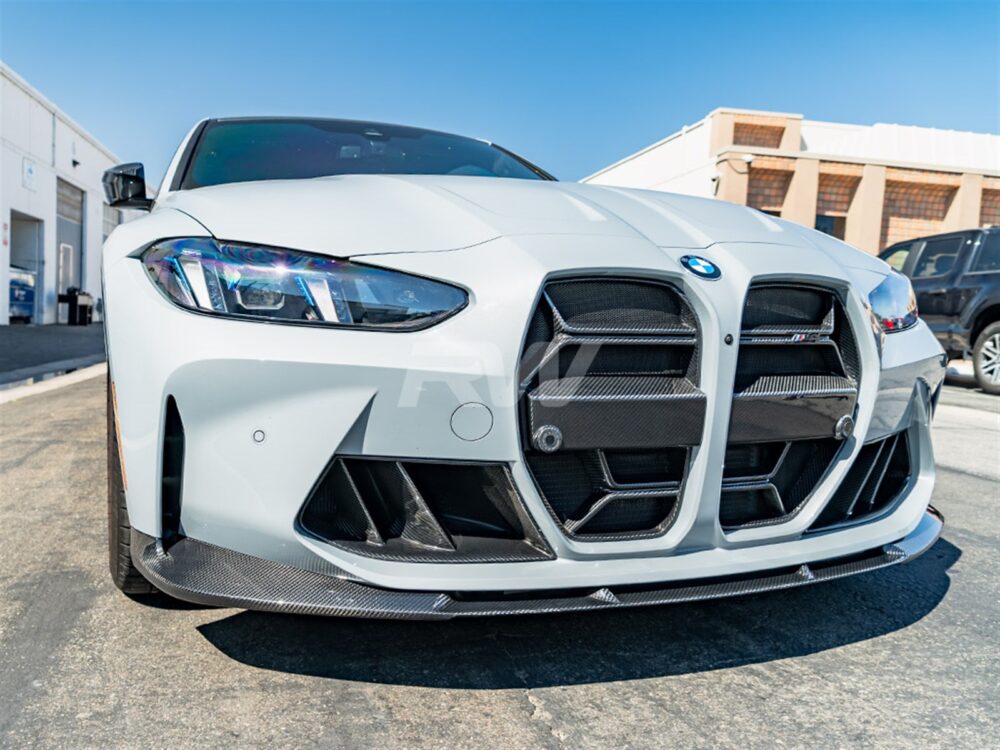 RW Carbon BMW G8X M3/M4 Carbon Fiber Dual Fin Duct Trims - Image 4