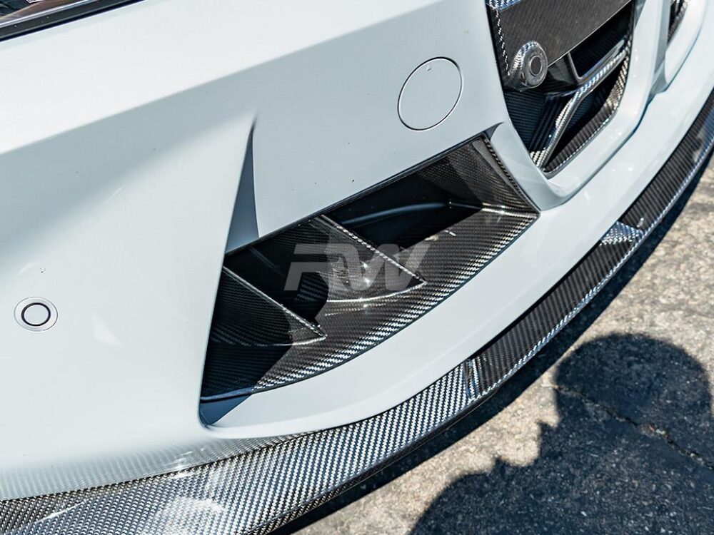 RW Carbon BMW G8X M3/M4 Carbon Fiber Dual Fin Duct Trims - Image 2