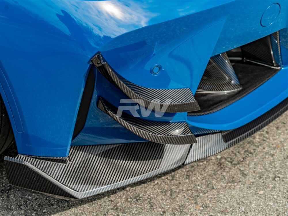 RW Carbon BMW G8X M3/M4 GT4 Style CF Canards - Image 4