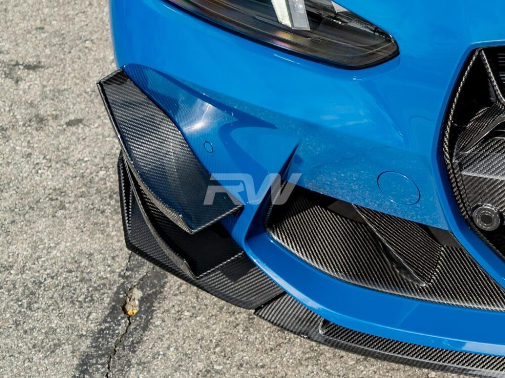 RW Carbon BMW G8X M3/M4 GT4 Style CF Canards - Image 2