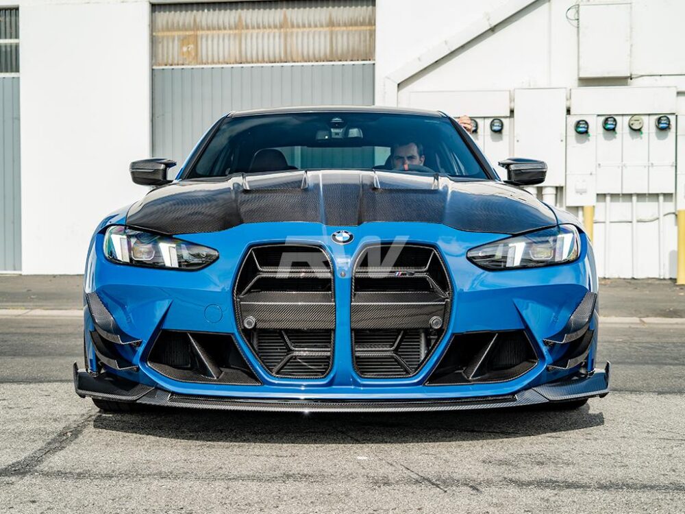 RW Carbon BMW G8X M3/M4 GT4 Style CF Canards - Image 3