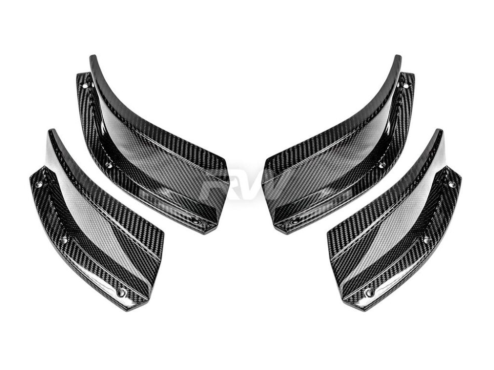 RW Carbon BMW G8X M3/M4 GT4 Style CF Canards - Image 7