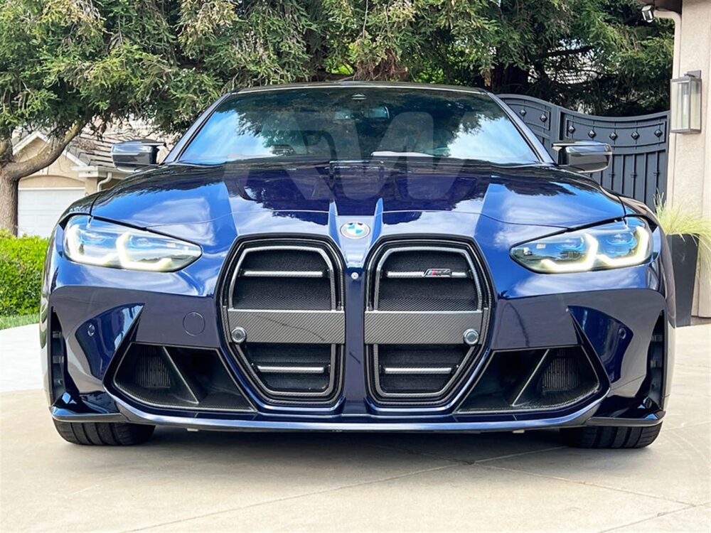 RW Carbon BMW G8X M3/M4 SQ Style Carbon Fiber Grille - Image 2