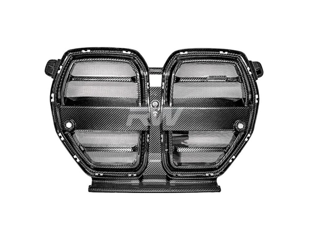RW Carbon BMW G8X M3/M4 SQ Style Carbon Fiber Grille - Image 4