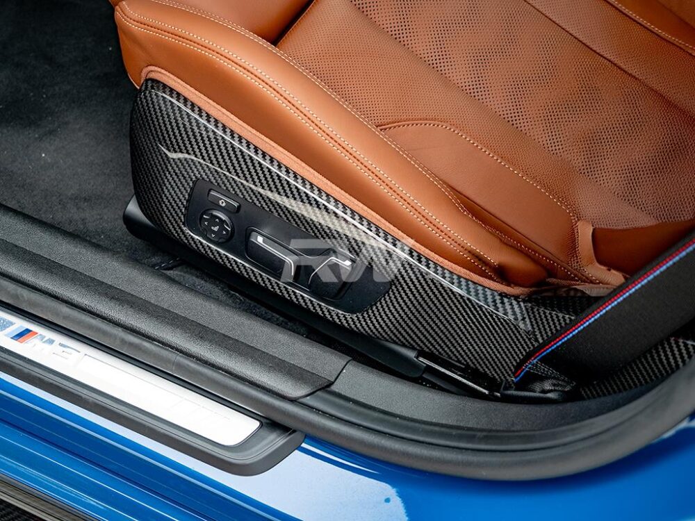 RW Carbon BMW G8x M3 M4 Carbon Fiber Side Seat Trims