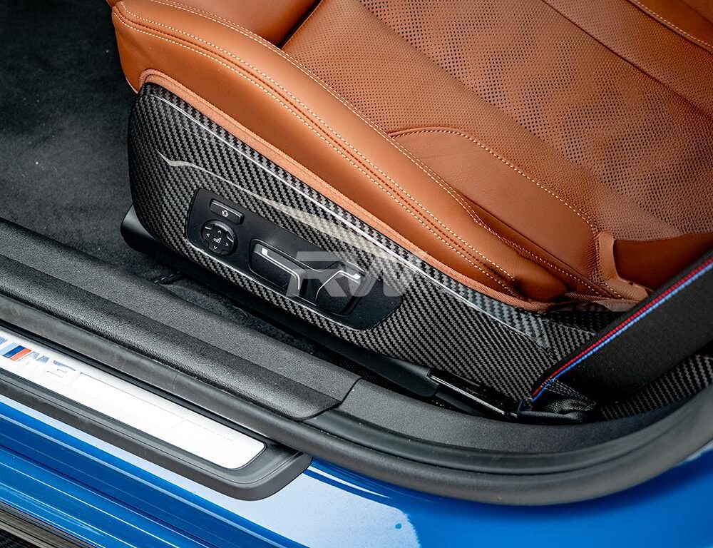 RW Carbon BMW G8x M3 M4 Carbon Fiber Side Seat Trims