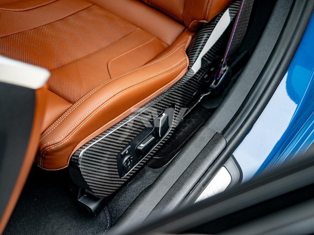 RW Carbon BMW G8x M3 M4 Carbon Fiber Side Seat Trims - Image 6