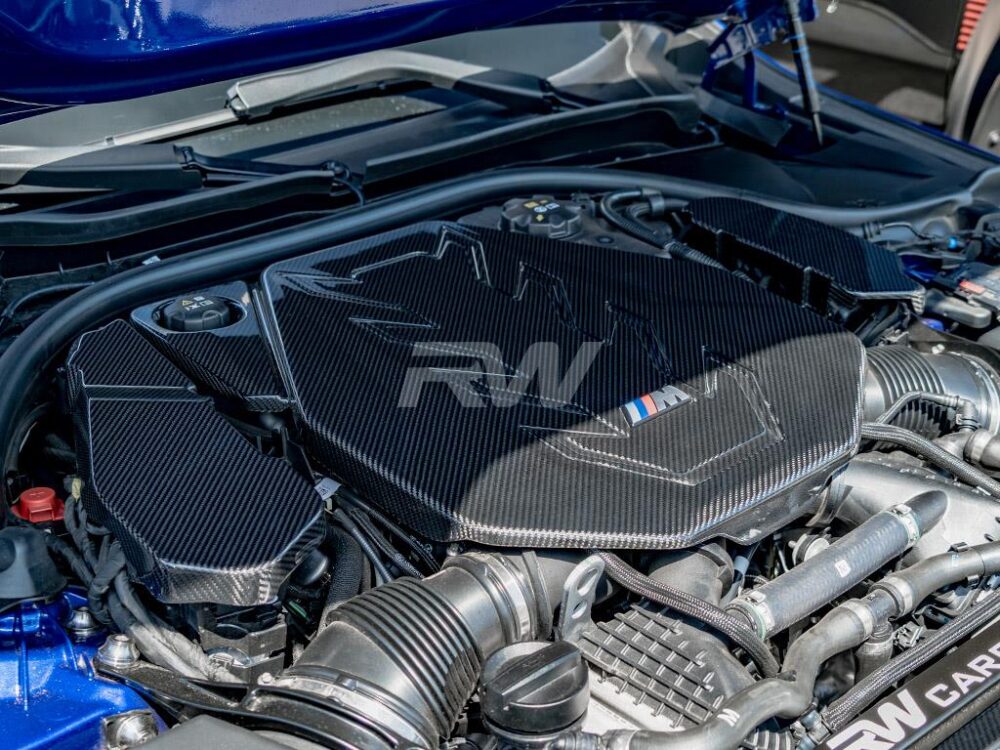 RW Carbon BMW G90 G99 M5 Carbon Engine Cover Trim Kit