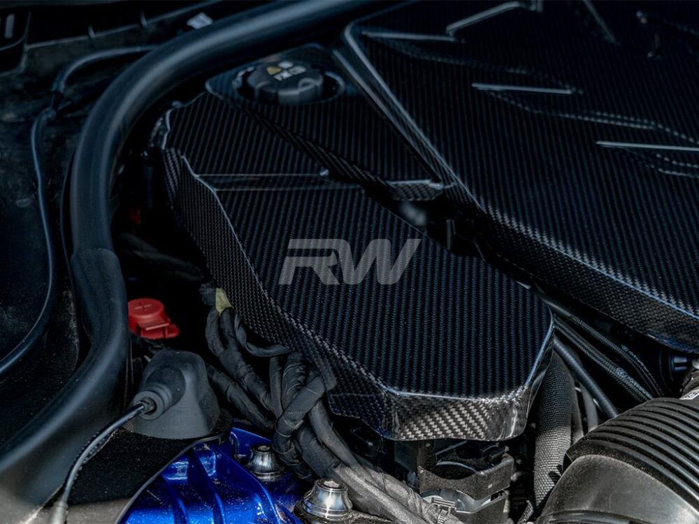 RW Carbon BMW G90 G99 M5 Carbon Engine Cover Trim Kit - Image 6