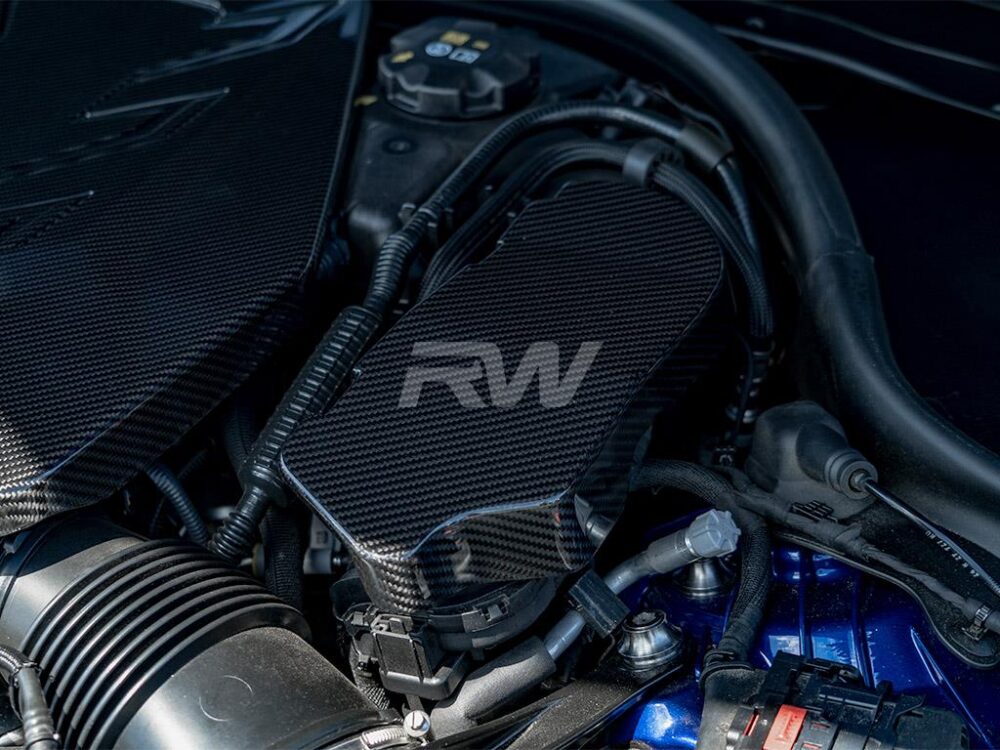 RW Carbon BMW G90 G99 M5 Carbon Engine Cover Trim Kit - Image 5
