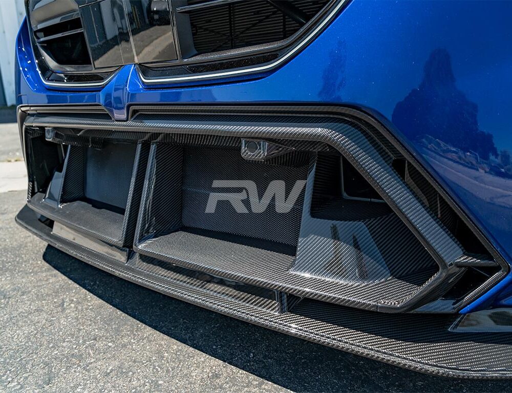 Alternative view of RW Carbon BMW G90/G99 M5 Carbon Fiber Front Bumper Trim