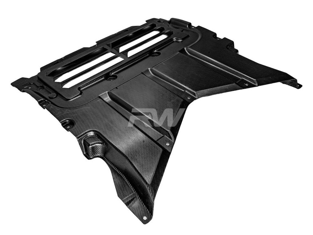 RW Carbon BMW G90/G99 M5 Carbon Fiber Oil Cooler Guard - Image 6
