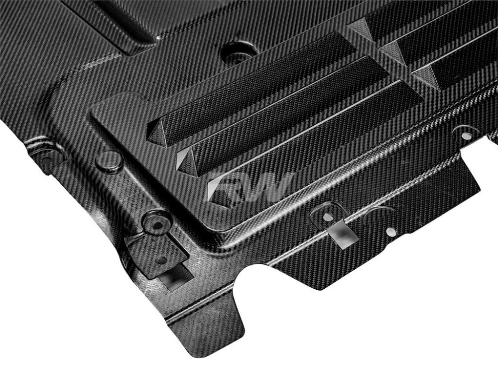 RW Carbon BMW G90/G99 M5 Carbon Fiber Oil Cooler Guard - Image 4