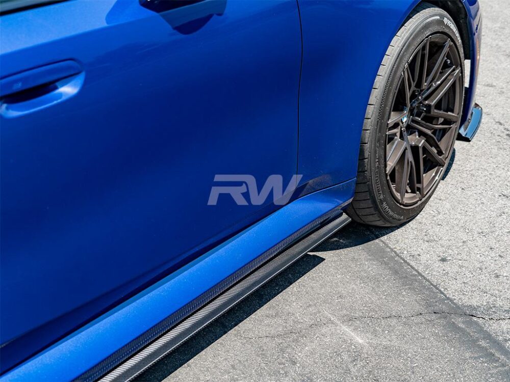 RW Carbon BMW G90/G99 M5 RWS CF Side Skirt Extensions - Image 5
