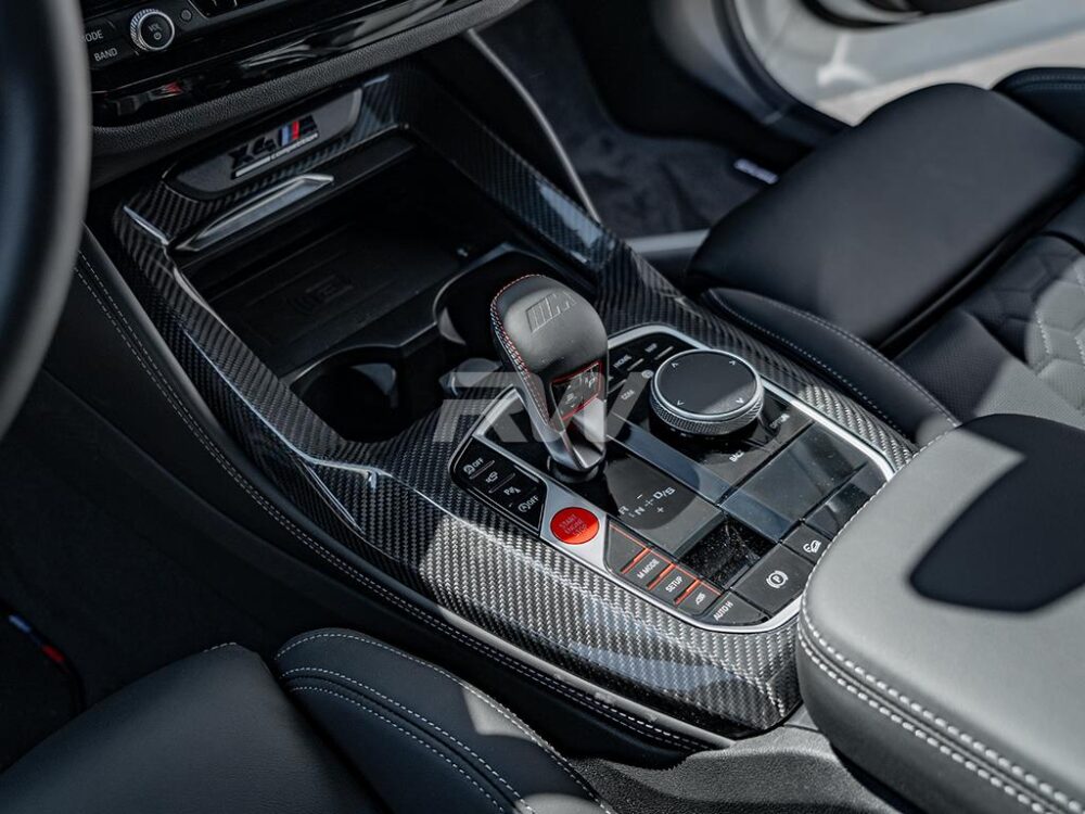 RW Carbon BMW LCI X3M X4M X3 X4 CF Center Console Trim