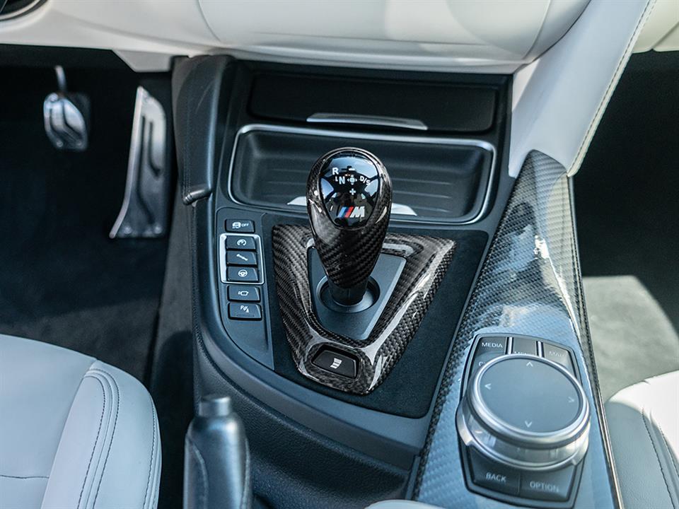Alternative view of RW Carbon BMW M Carbon Fiber Gear Selector Cover