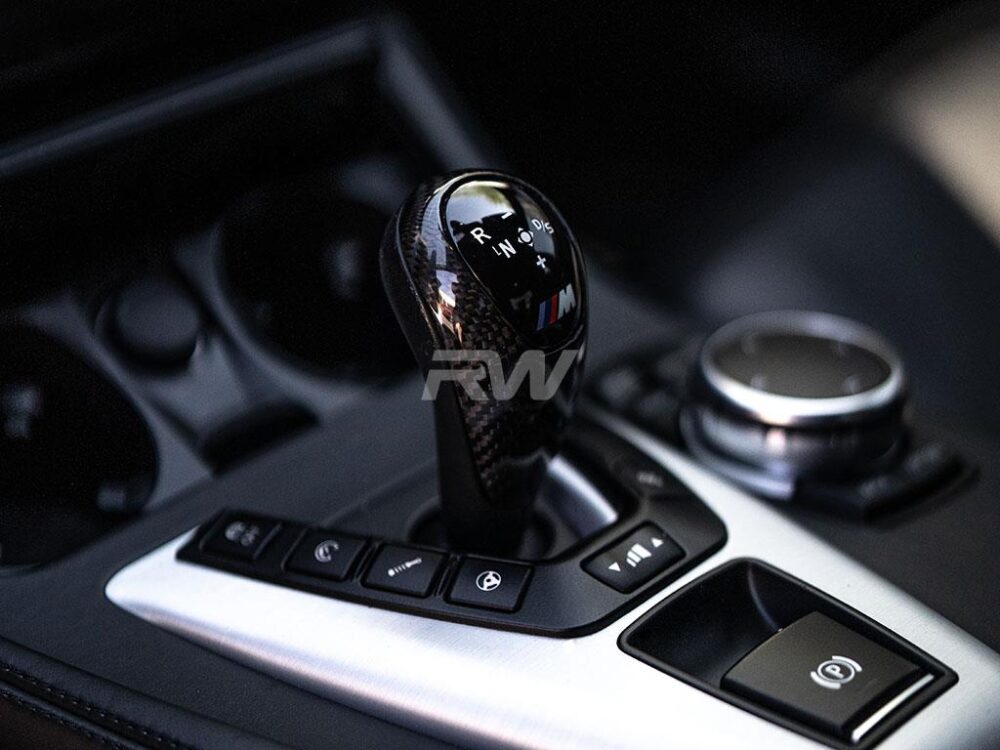 RW Carbon BMW M Carbon Fiber Gear Selector Cover - Image 3