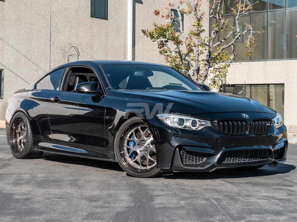 RW Carbon BMW M3/M4 Dry Carbon Fiber Perf Style Splitters - Image 10