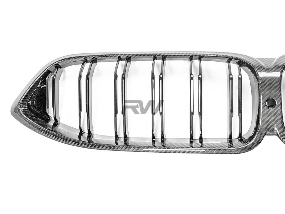 RW Carbon BMW M8 / 8-Series Dual Slat Carbon Fiber Grille - Image 6