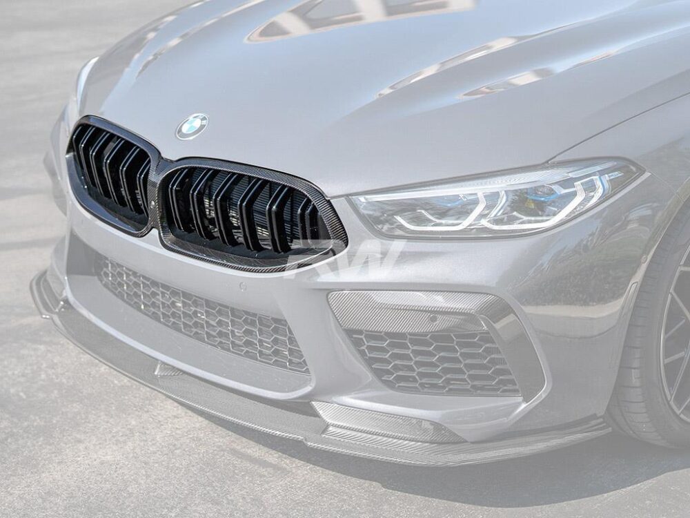 RW Carbon BMW M8 / 8-Series Dual Slat Carbon Fiber Grille - Image 3