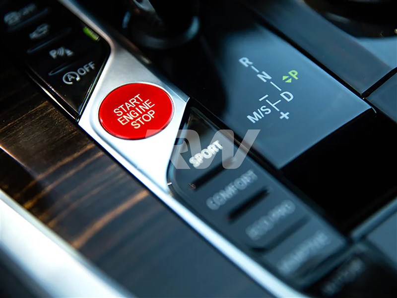 RW Carbon BMW Red Start Stop Button