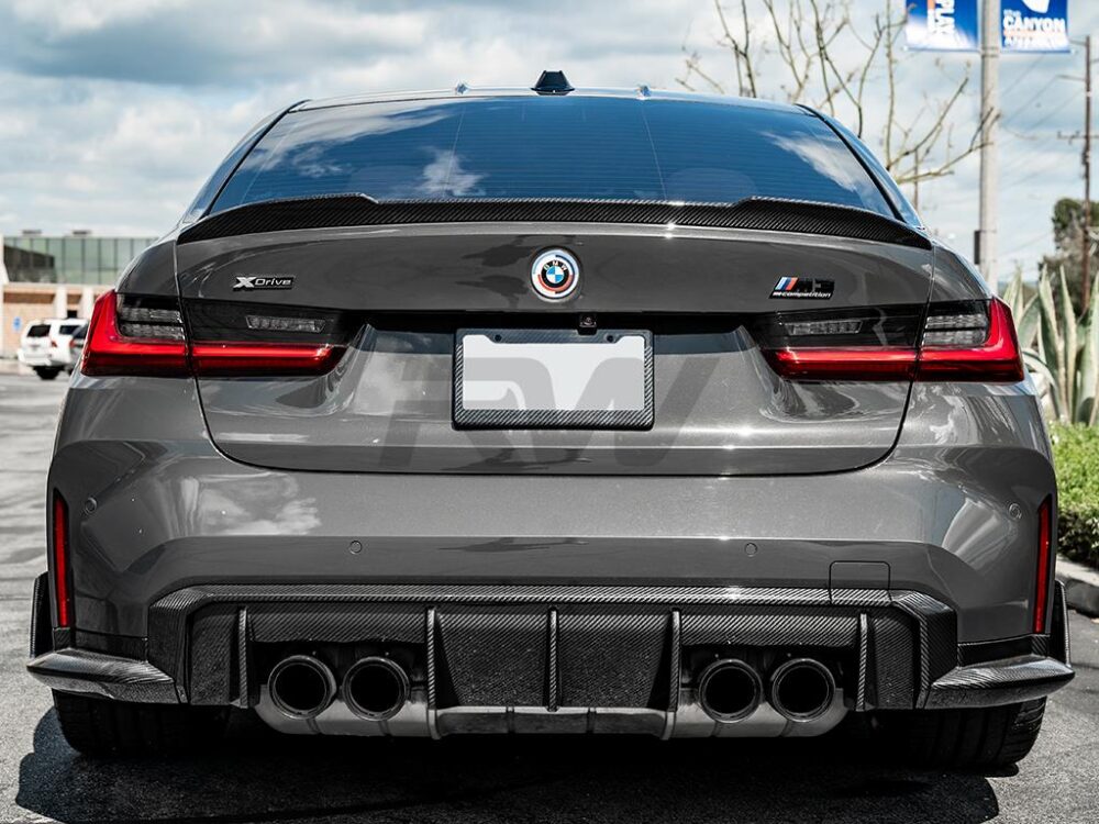 RW Carbon Carbon Fiber License Plate Frame - Image 3