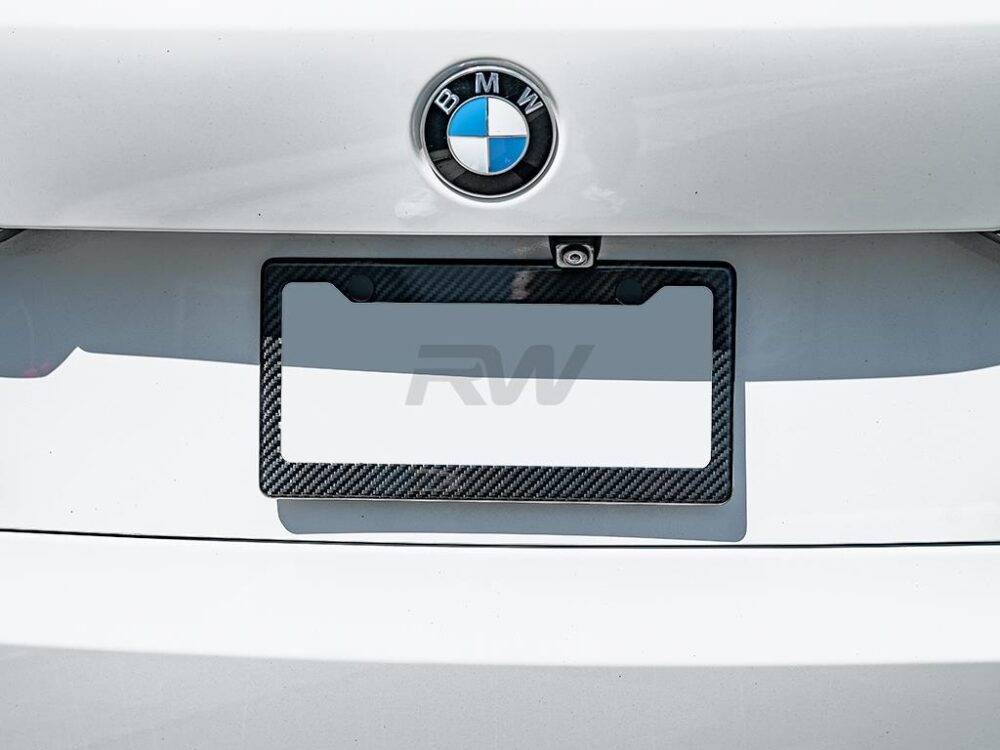 RW Carbon Carbon Fiber License Plate Frame - Image 11