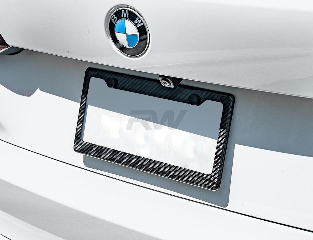 RW Carbon Carbon Fiber License Plate Frame