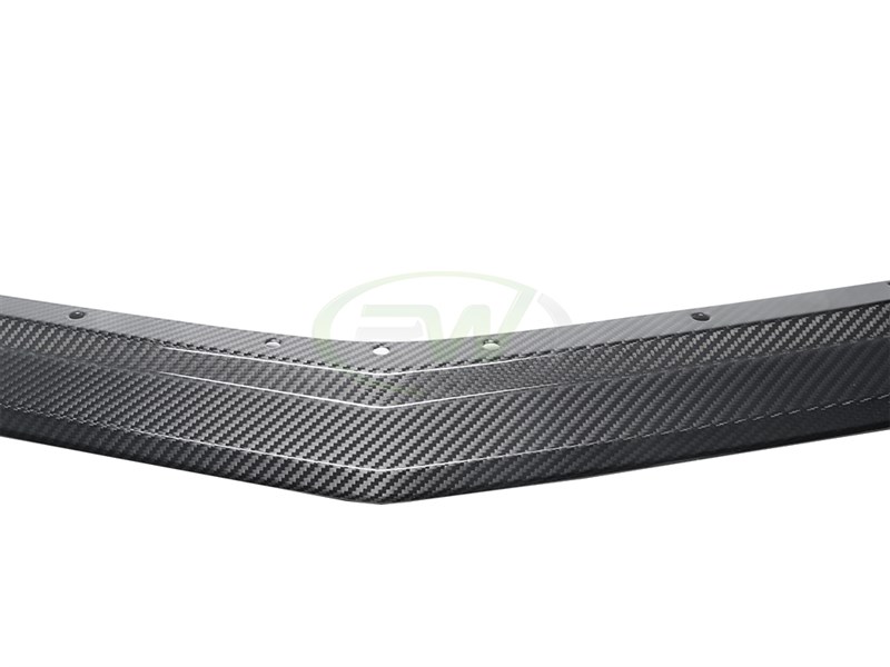 Alternative view of RW Carbon Chevrolet Corvette C8 Carbon Fiber Front Lip Spoiler
