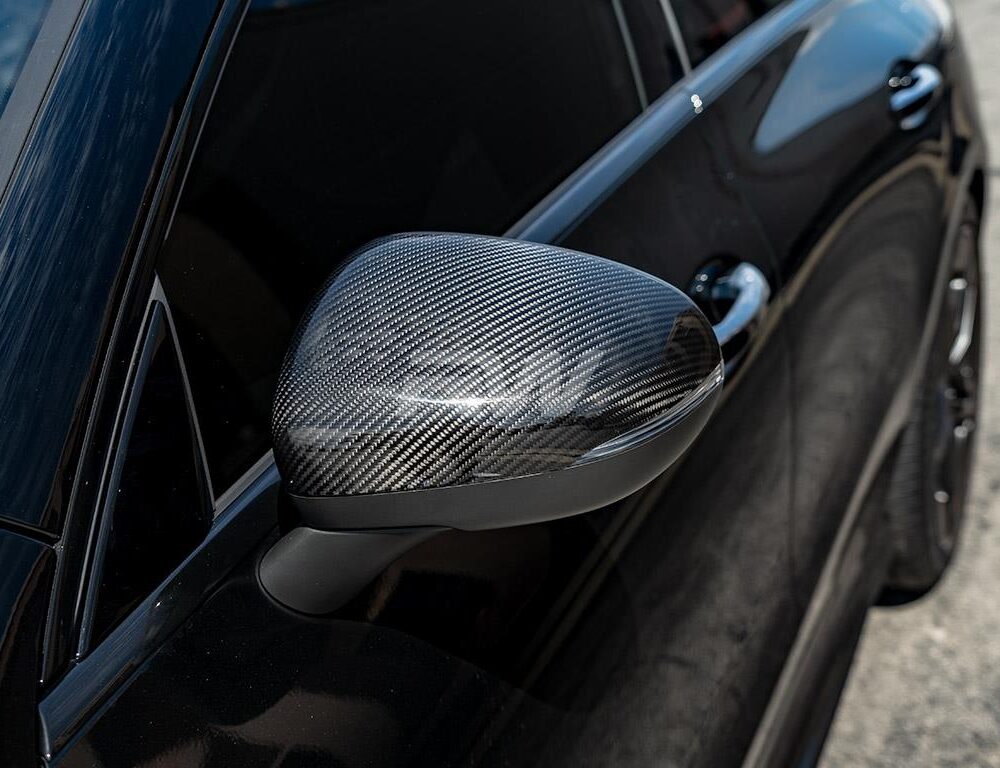 Alternative view of RW Carbon Mercedes C118 Carbon Fiber Mirrors Caps