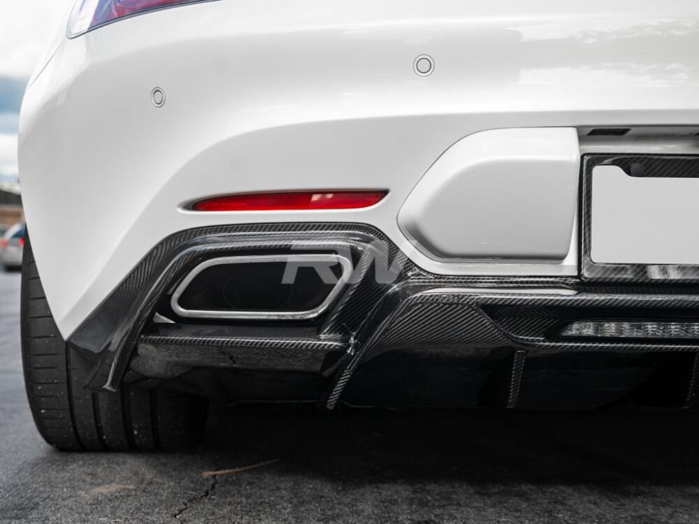 RW Carbon Mercedes C190 GT GTS Carbon Fiber Diffuser - Image 12