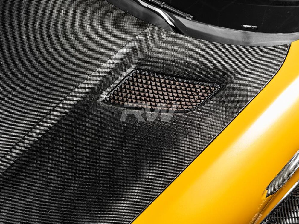 RW Carbon Mercedes C190 R190 RWS Carbon Fiber Hood - Image 10