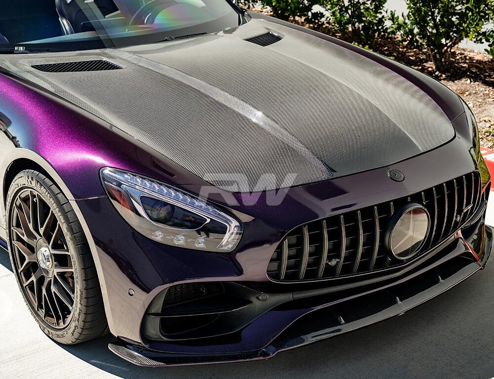 RW Carbon Mercedes C190 R190 RWS Carbon Fiber Hood