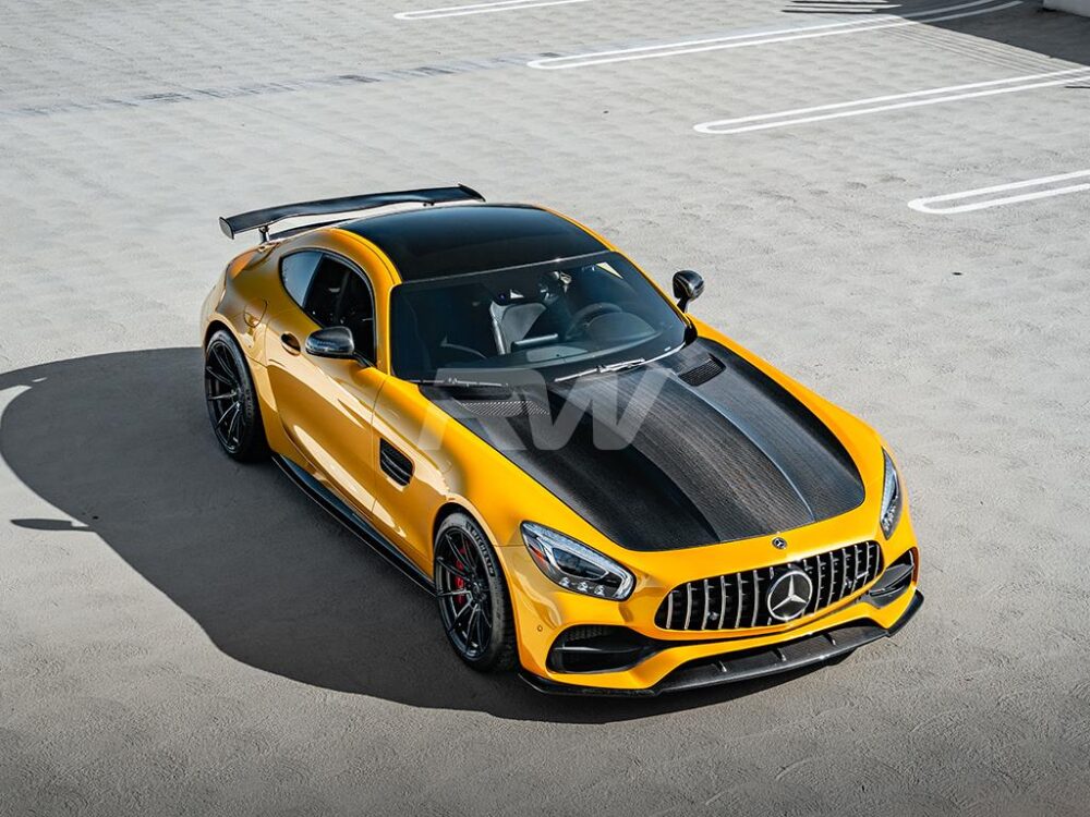 RW Carbon Mercedes C190 R190 RWS Carbon Fiber Hood - Image 12