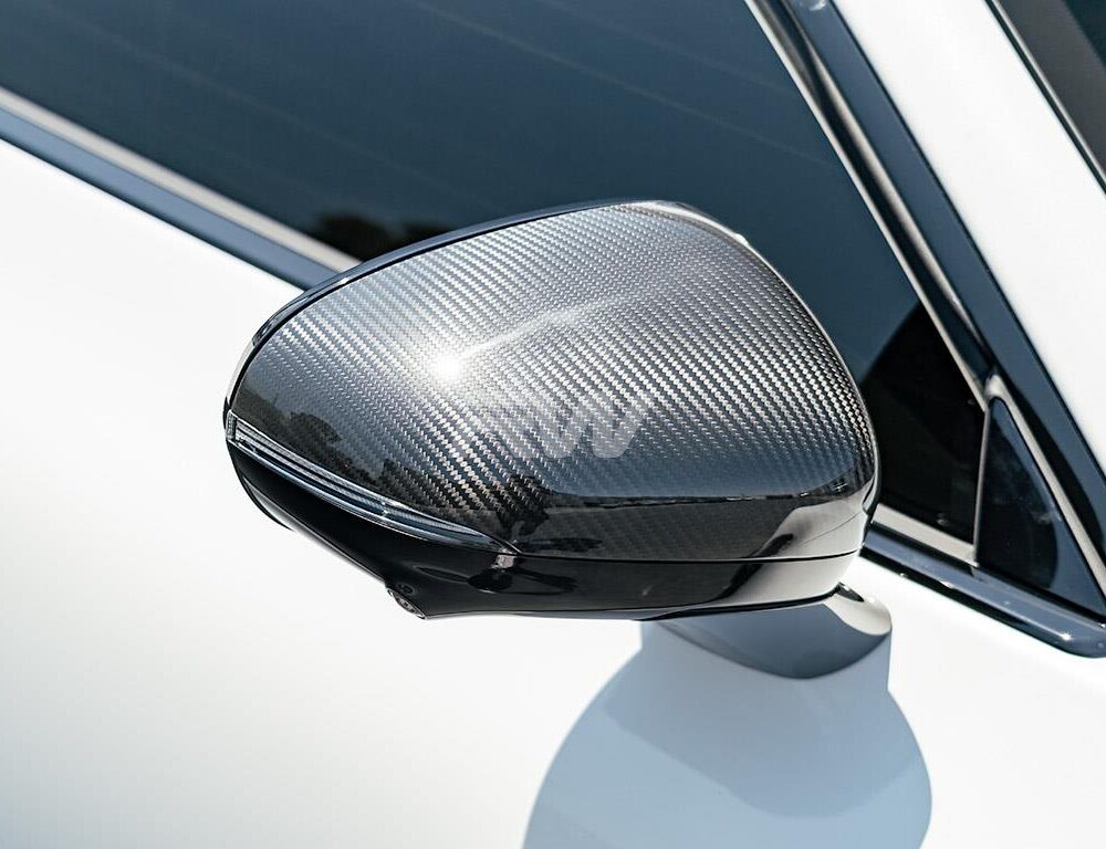 Alternative view of RW Carbon Mercedes C192 GT55 GT63 CF Mirror Replacements