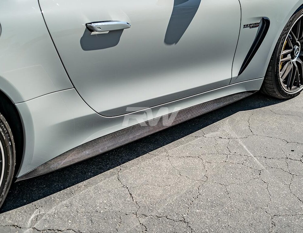 RW Carbon Mercedes C192 GT55 GT63 RWS CF Side Skirts