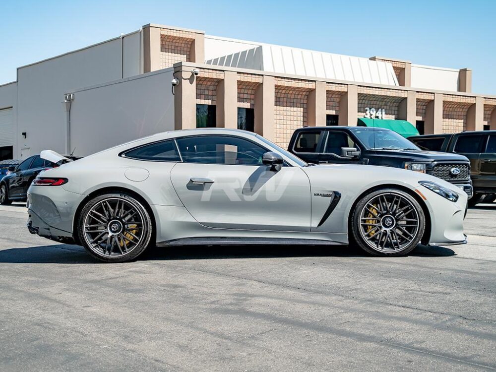 RW Carbon Mercedes C192 GT55 GT63 RWS CF Side Skirts - Image 2