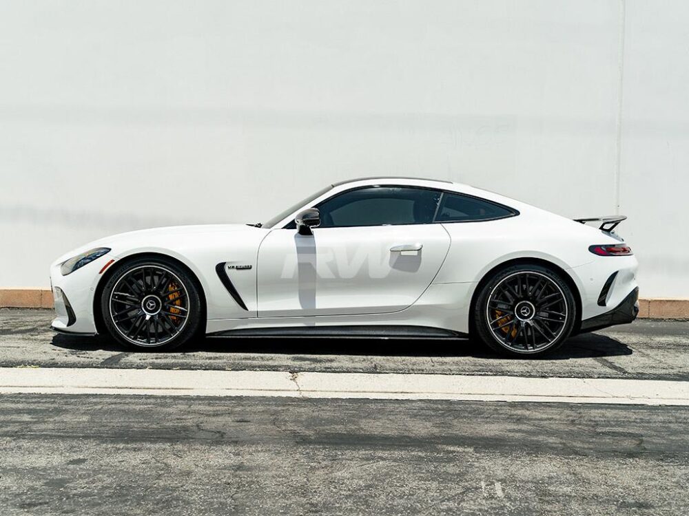 RW Carbon Mercedes C192 GT55 GT63 RWS CF Side Skirts - Image 4