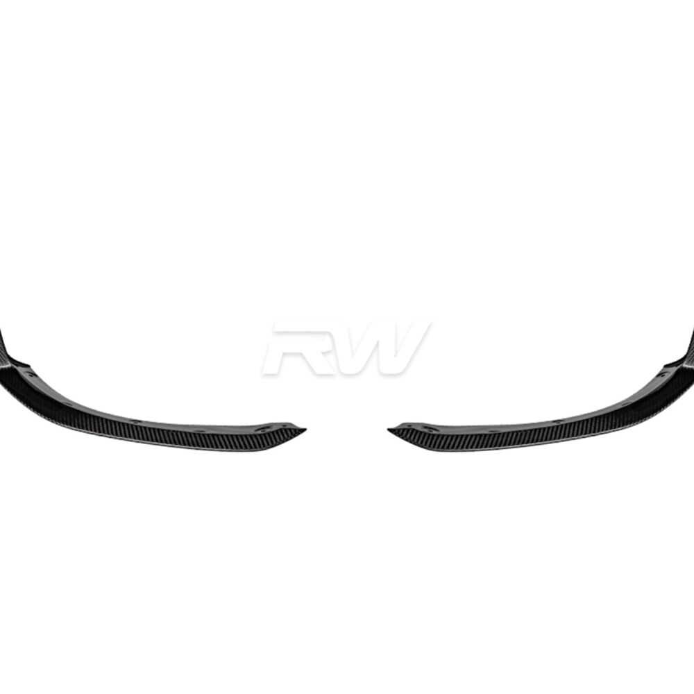 RW Carbon Mercedes C236 CLE53 Carbon Fiber Front Splitters