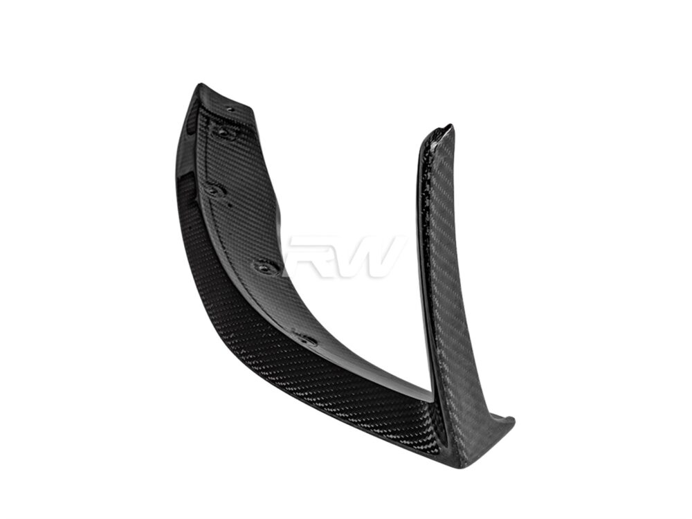 RW Carbon Mercedes C236 CLE53 Carbon Fiber Front Splitters - Image 3