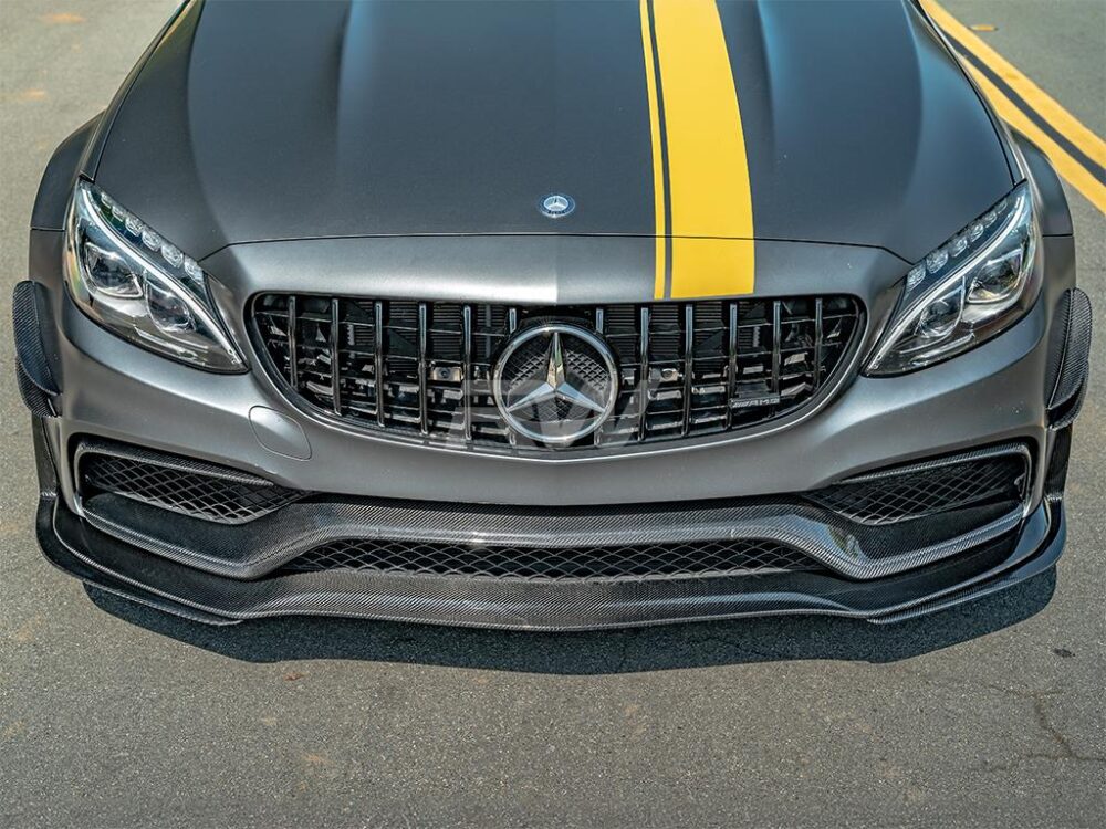 RW Carbon Mercedes W205 C63/C63S Carbon Fiber Canards - Image 3