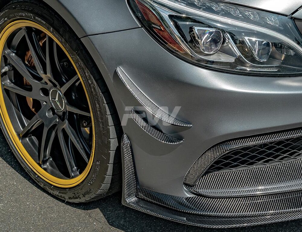 Alternative view of RW Carbon Mercedes W205 C63/C63S Carbon Fiber Canards