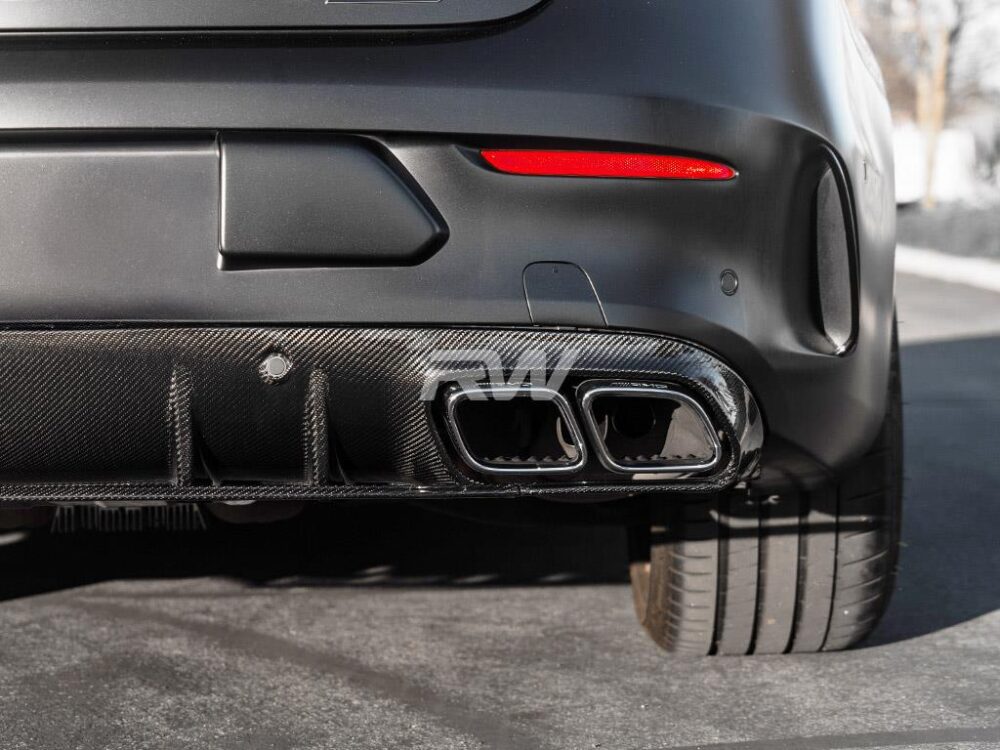 RW Carbon Mercedes W205 C63/C63S Coupe 19+ CF Diffuser - Image 3