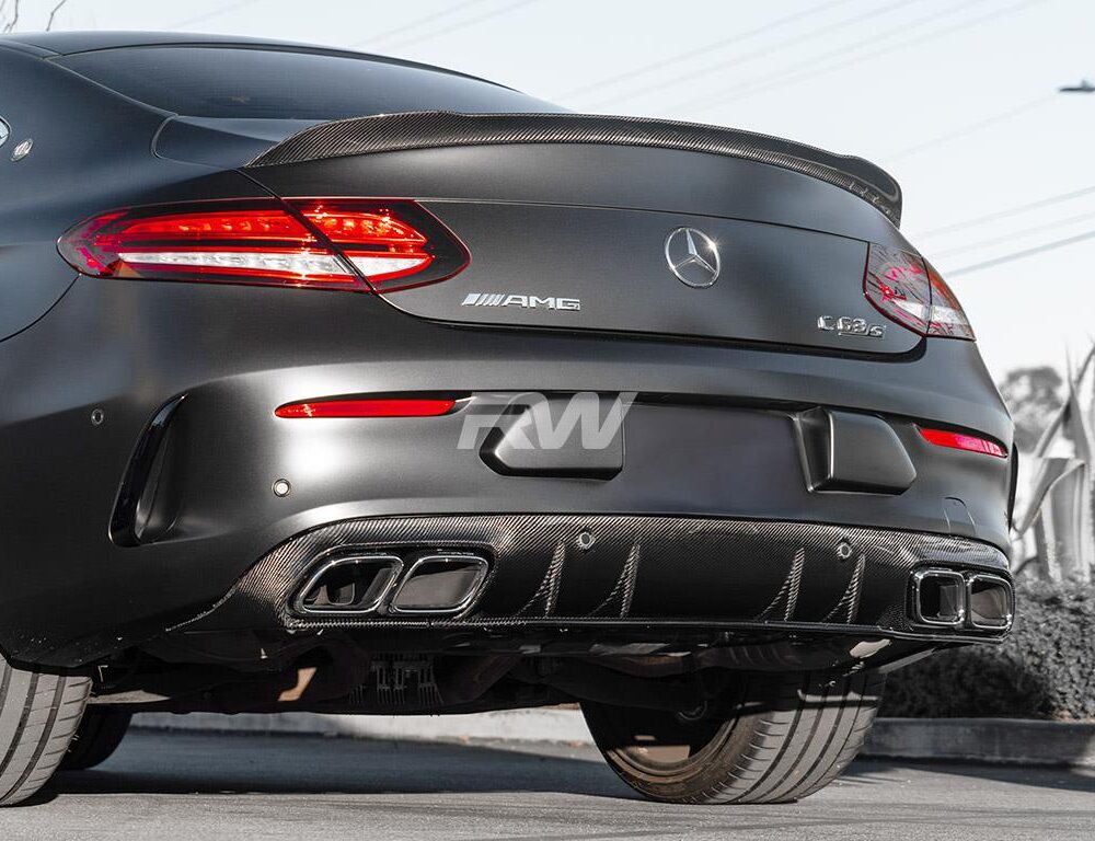 RW Carbon Mercedes W205 C63/C63S Coupe 19+ CF Diffuser