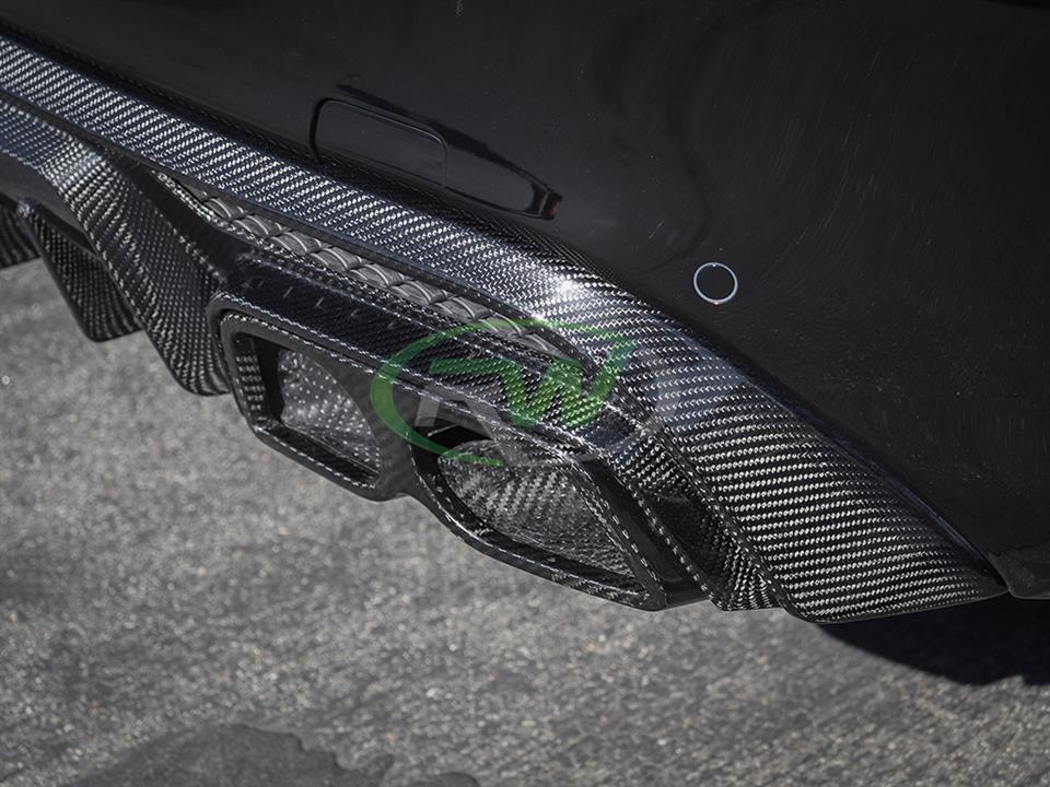 RW Carbon Mercedes W205 W212 Carbon Fiber Exhaust Tips